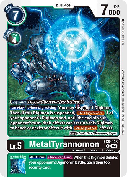 MetalTyrannomon [EX8-043] [Chain of Liberation] | Card Merchant Takapuna