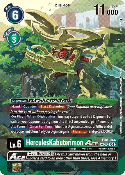 HerculesKabuterimon ACE [EX8-044] (Textured) [Chain of Liberation] | Card Merchant Takapuna