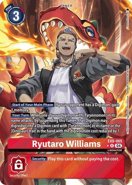 Ryutaro Williams [EX8-065] (Alternate Art) [Chain of Liberation] | Card Merchant Takapuna