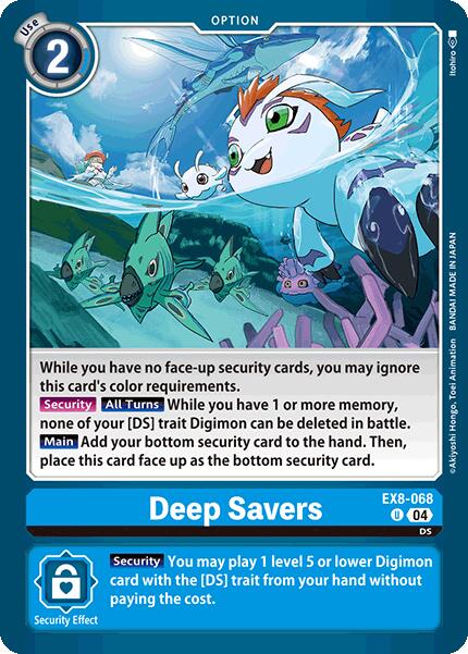 Deep Savers [EX8-068] [Chain of Liberation] | Card Merchant Takapuna