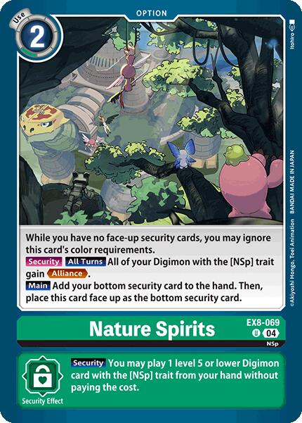 Nature Spirits [EX8-069] [Chain of Liberation] | Card Merchant Takapuna