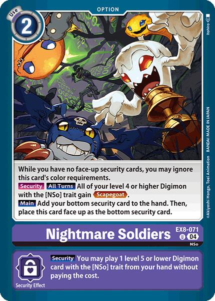 Nightmare Soldiers [EX8-071] [Chain of Liberation] | Card Merchant Takapuna