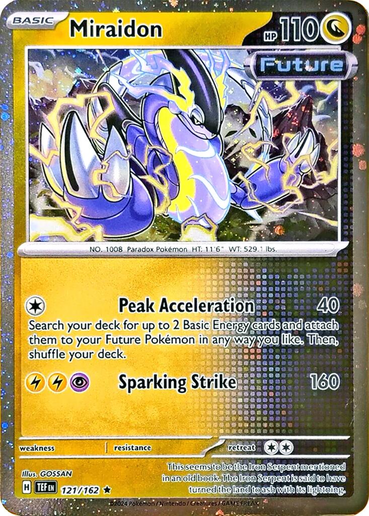 Miraidon (121/162) (Cosmos Holo) [Miscellaneous Cards] | Card Merchant Takapuna