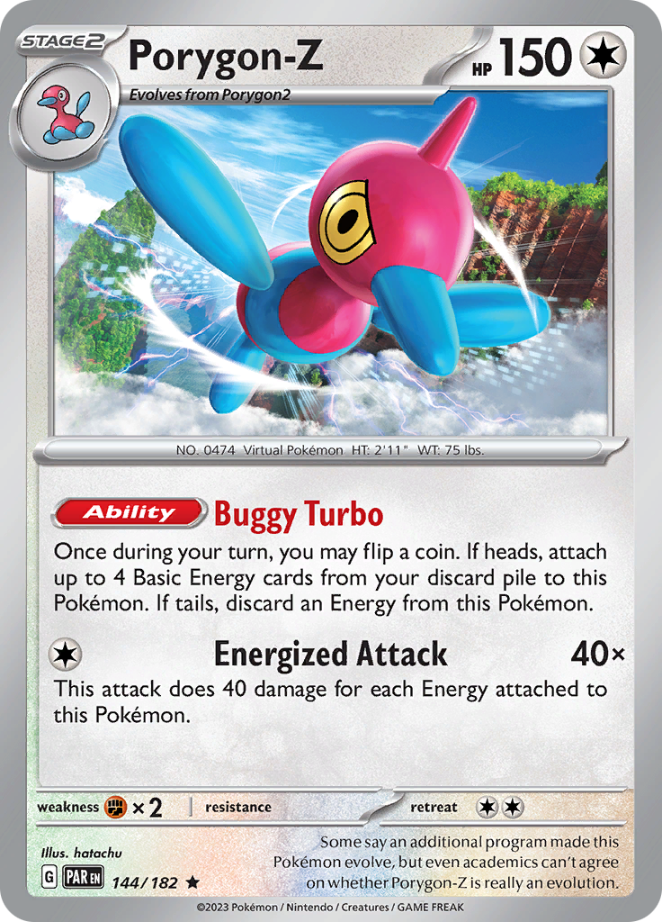 Porygon-Z (144/182) [Scarlet & Violet: Paradox Rift] | Card Merchant Takapuna