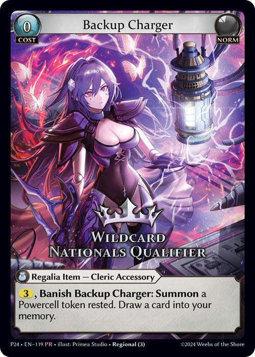 Backup Charger (Wildcard Nationals Qualifier) (119) [Promotional Cards] | Card Merchant Takapuna