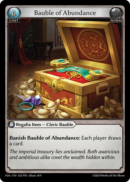 Bauble of Abundance (125) [Promotional Cards] | Card Merchant Takapuna