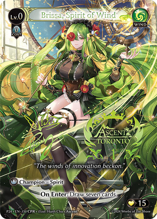 Brissa, Spirit of Wind (CPR) (150) [Promotional Cards] | Card Merchant Takapuna