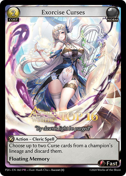 Exorcise Curses (063) [Promotional Cards] | Card Merchant Takapuna