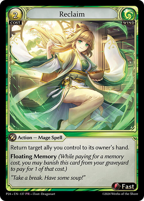 Reclaim (137) [Promotional Cards] | Card Merchant Takapuna