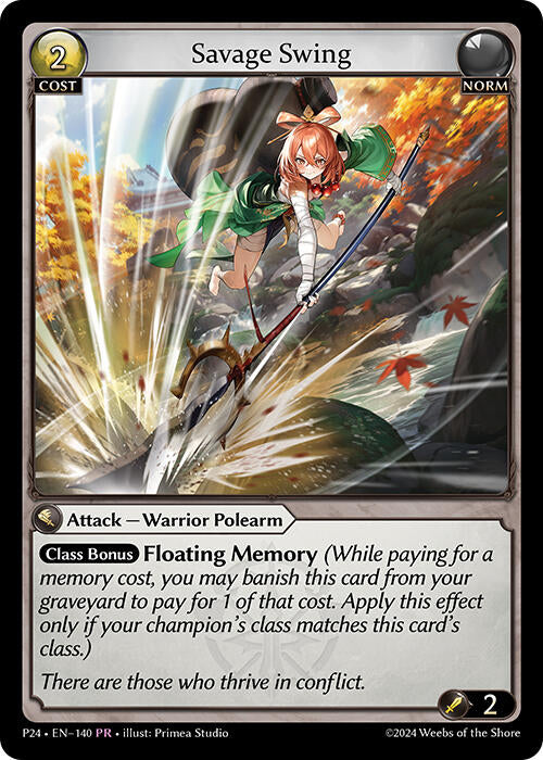 Savage Swing (140) [Promotional Cards] | Card Merchant Takapuna