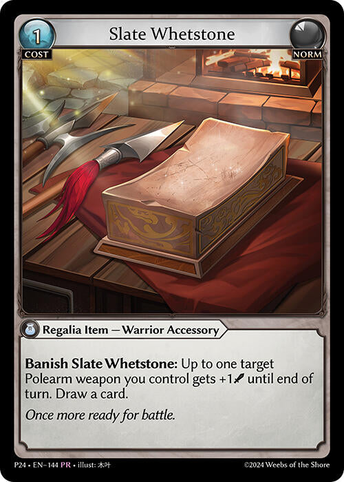 Slate Whetstone (144) [Promotional Cards] | Card Merchant Takapuna
