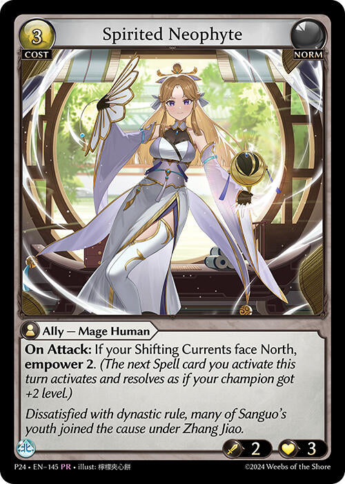 Spirited Neophyte (145) [Promotional Cards] | Card Merchant Takapuna