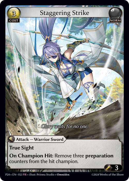 Staggering Strike (152) [Promotional Cards] | Card Merchant Takapuna