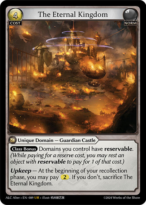 The Eternal Kingdom (089) [Alchemical Revolution Alter Edition] | Card Merchant Takapuna