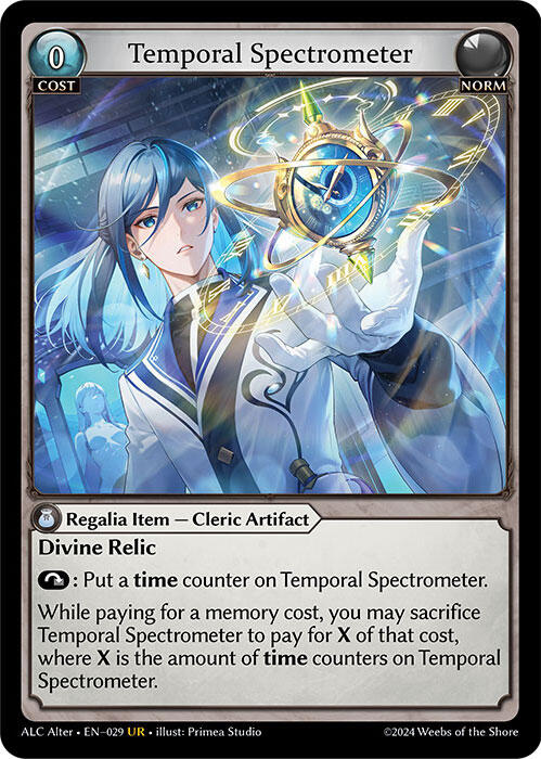 Temporal Spectrometer (029) [Alchemical Revolution Alter Edition] | Card Merchant Takapuna