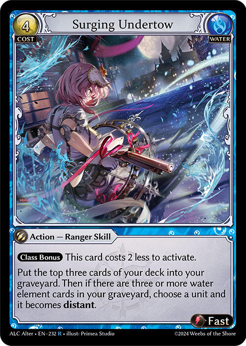 Surging Undertow (232) [Alchemical Revolution Alter Edition] | Card Merchant Takapuna