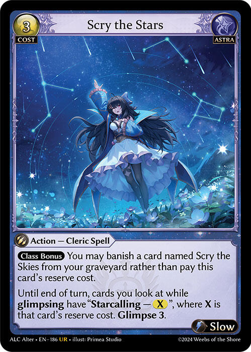 Scry the Stars (186) [Alchemical Revolution Alter Edition] | Card Merchant Takapuna