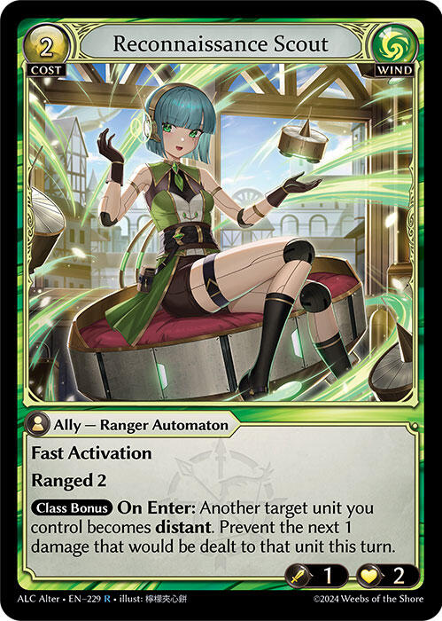 Reconnaissance Scout (229) [Alchemical Revolution Alter Edition] | Card Merchant Takapuna