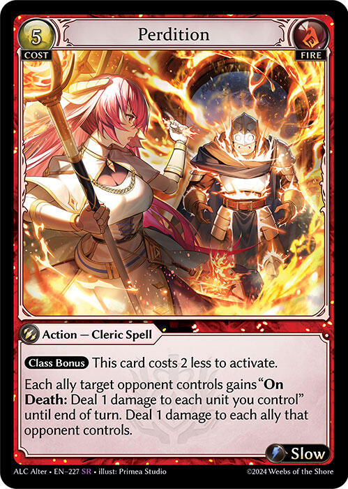 Perdition (227) [Alchemical Revolution Alter Edition] | Card Merchant Takapuna
