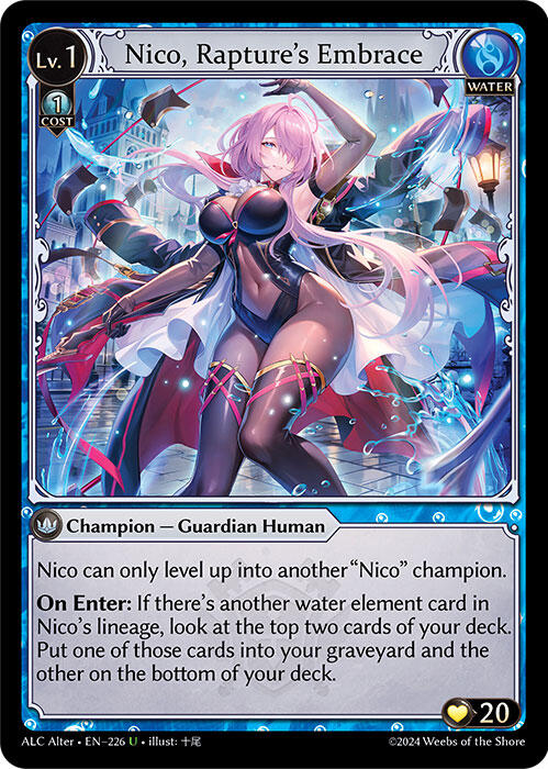 Nico, Rapture's Embrace (226) [Alchemical Revolution Alter Edition] | Card Merchant Takapuna