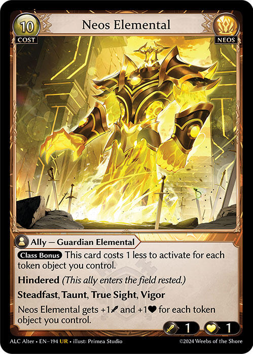 Neos Elemental (194) [Alchemical Revolution Alter Edition] | Card Merchant Takapuna