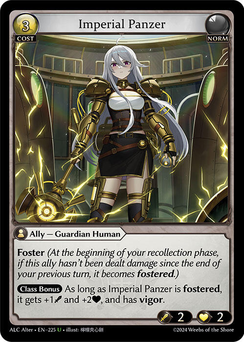 Imperial Panzer (225) [Alchemical Revolution Alter Edition] | Card Merchant Takapuna