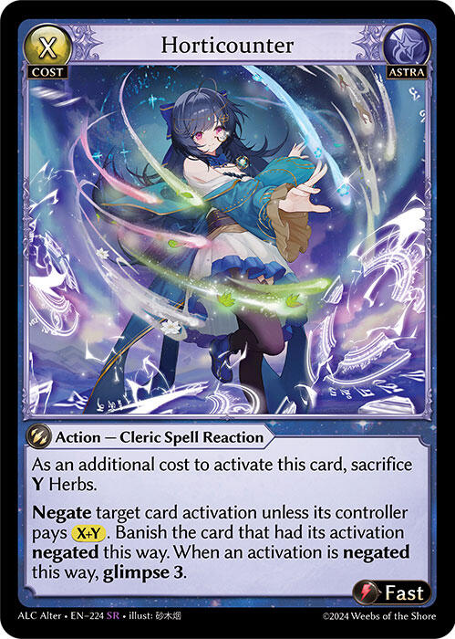 Horticounter (224) [Alchemical Revolution Alter Edition] | Card Merchant Takapuna