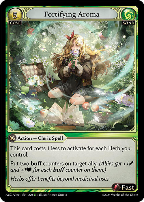 Fortifying Aroma (220) [Alchemical Revolution Alter Edition] | Card Merchant Takapuna