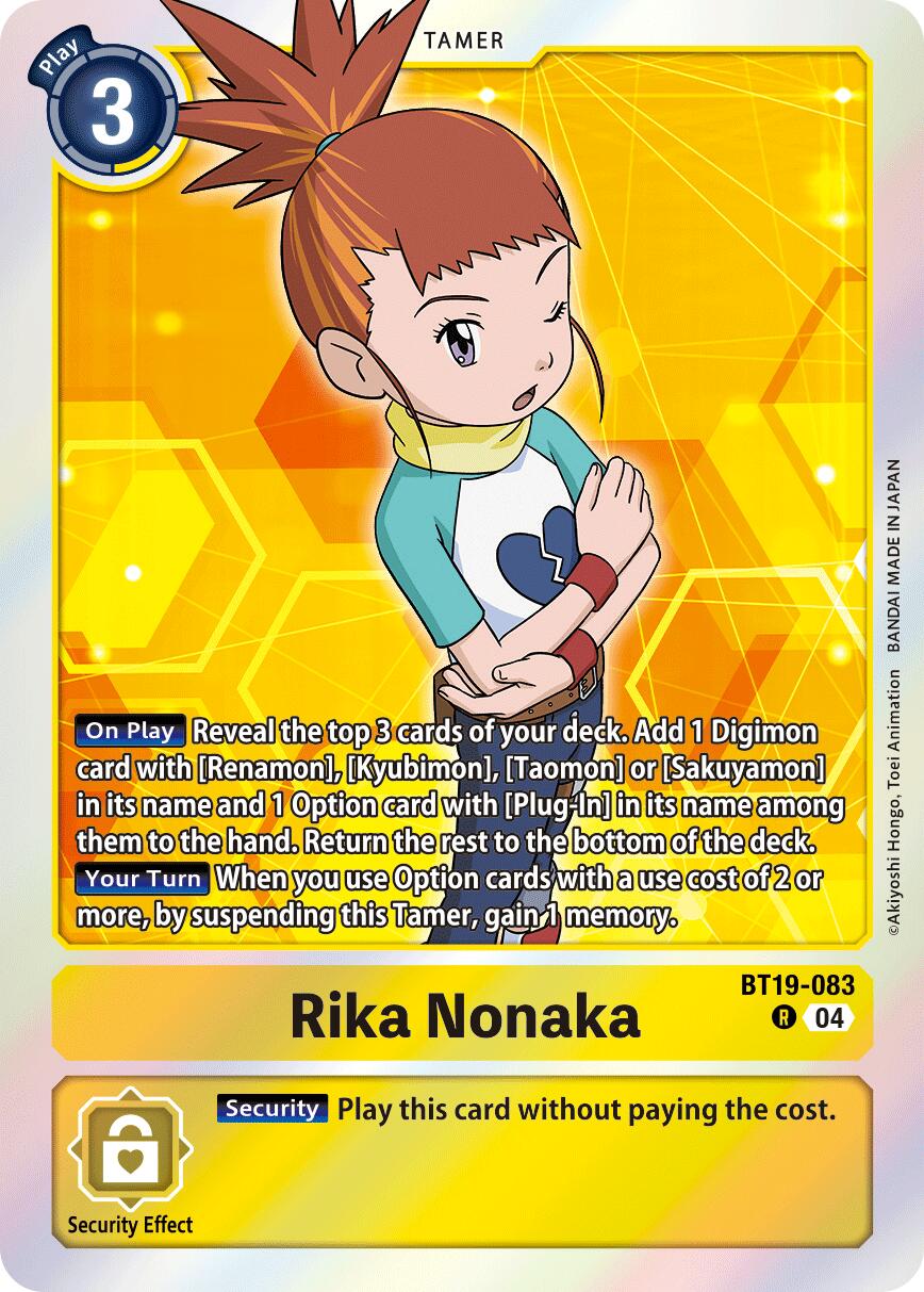 Rika Nonaka [BT19-083] [Release Special Booster Ver.2.5] | Card Merchant Takapuna