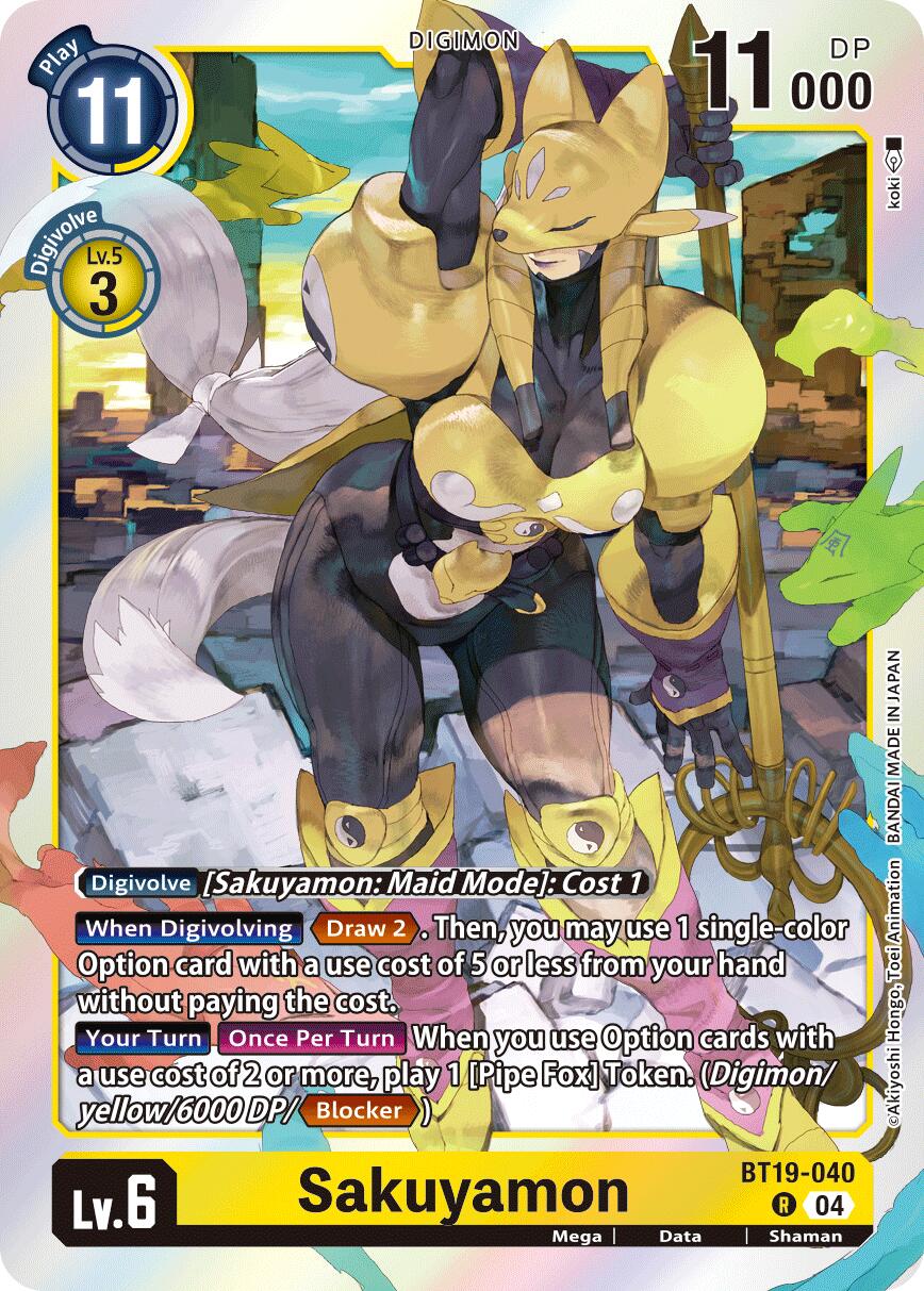 Sakuyamon [BT19-040] [Release Special Booster Ver.2.5] | Card Merchant Takapuna