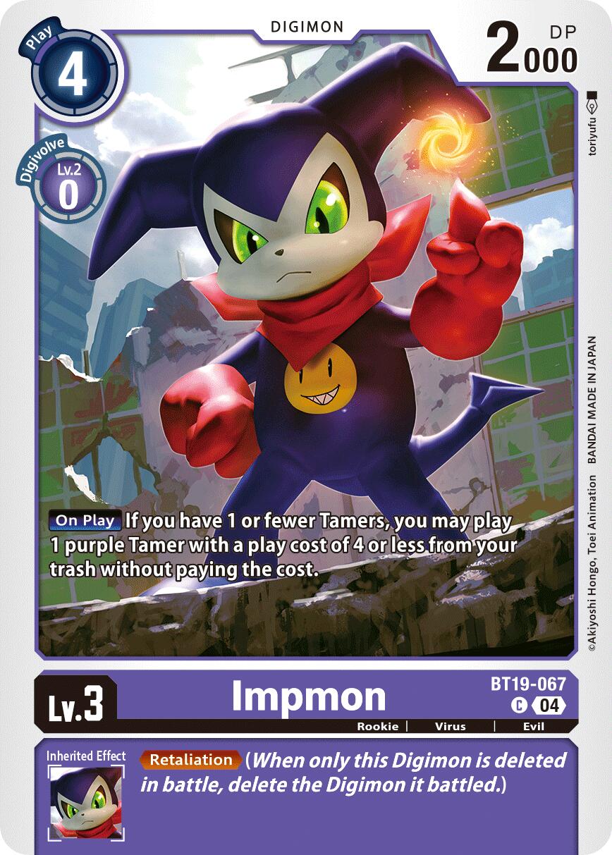 Impmon [BT19-067] [Release Special Booster Ver.2.5] | Card Merchant Takapuna