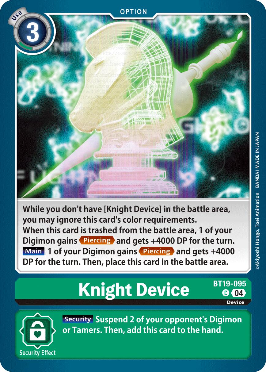 Knight Device [BT19-095] [Release Special Booster Ver.2.5] | Card Merchant Takapuna
