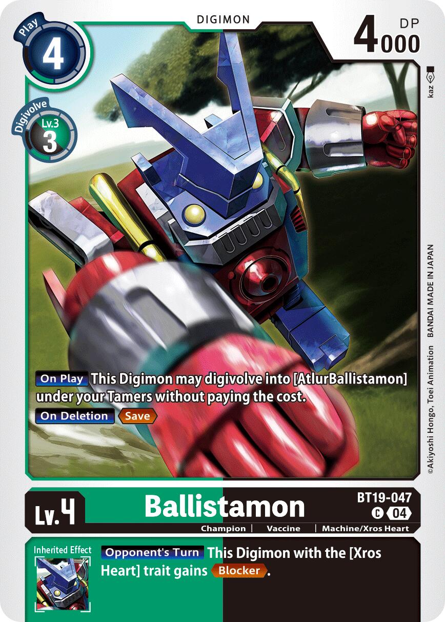 Ballistamon [BT19-047] [Release Special Booster Ver.2.5] | Card Merchant Takapuna
