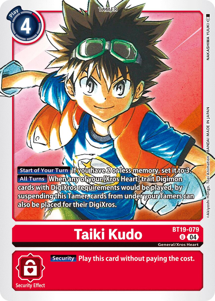 Taiki Kudo [BT19-079] [Release Special Booster Ver.2.5] | Card Merchant Takapuna