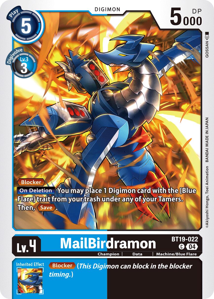MailBirdramon [BT19-022] [Release Special Booster Ver.2.5] | Card Merchant Takapuna