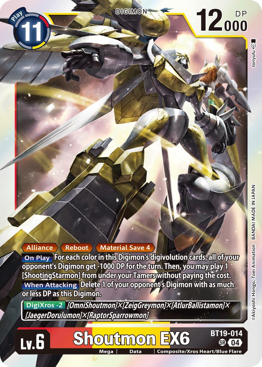 Shoutmon EX6 [BT19-014] [Release Special Booster Ver.2.5] | Card Merchant Takapuna