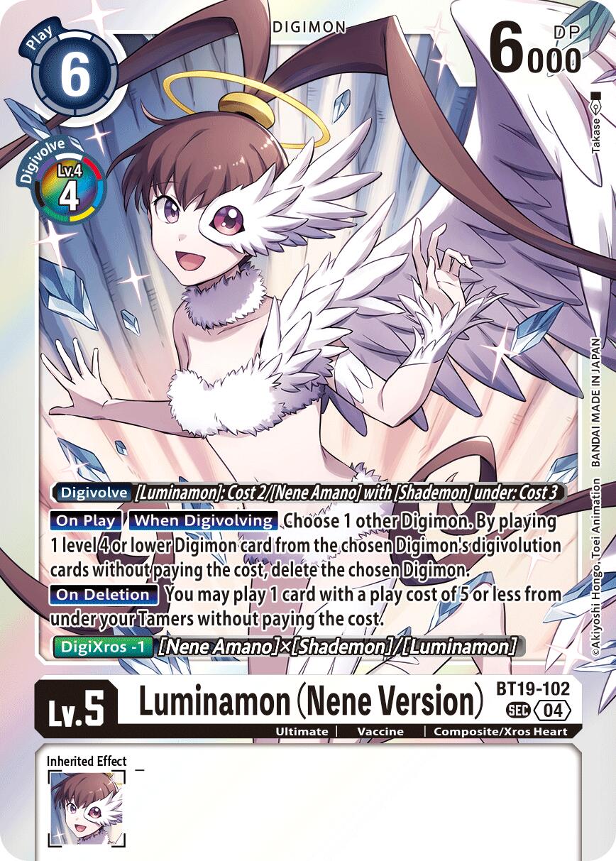 Luminamon [BT19-102] (Nene Version) [Release Special Booster Ver.2.5] | Card Merchant Takapuna