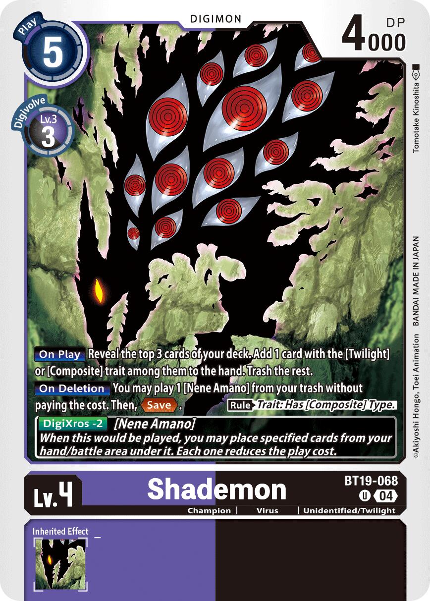 Shademon [BT19-068] [Release Special Booster Ver.2.5] | Card Merchant Takapuna