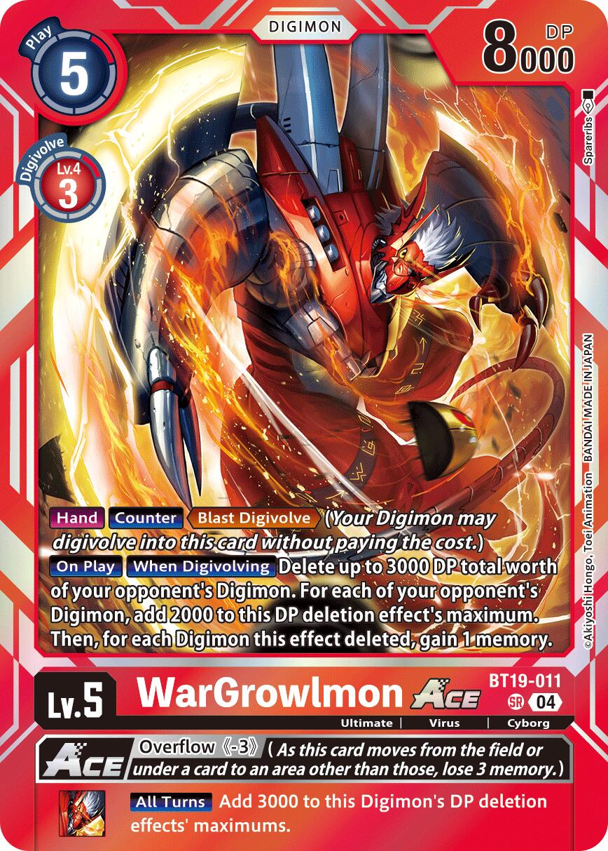 WarGrowlmon ACE [BT19-011] [Release Special Booster Ver.2.5] | Card Merchant Takapuna