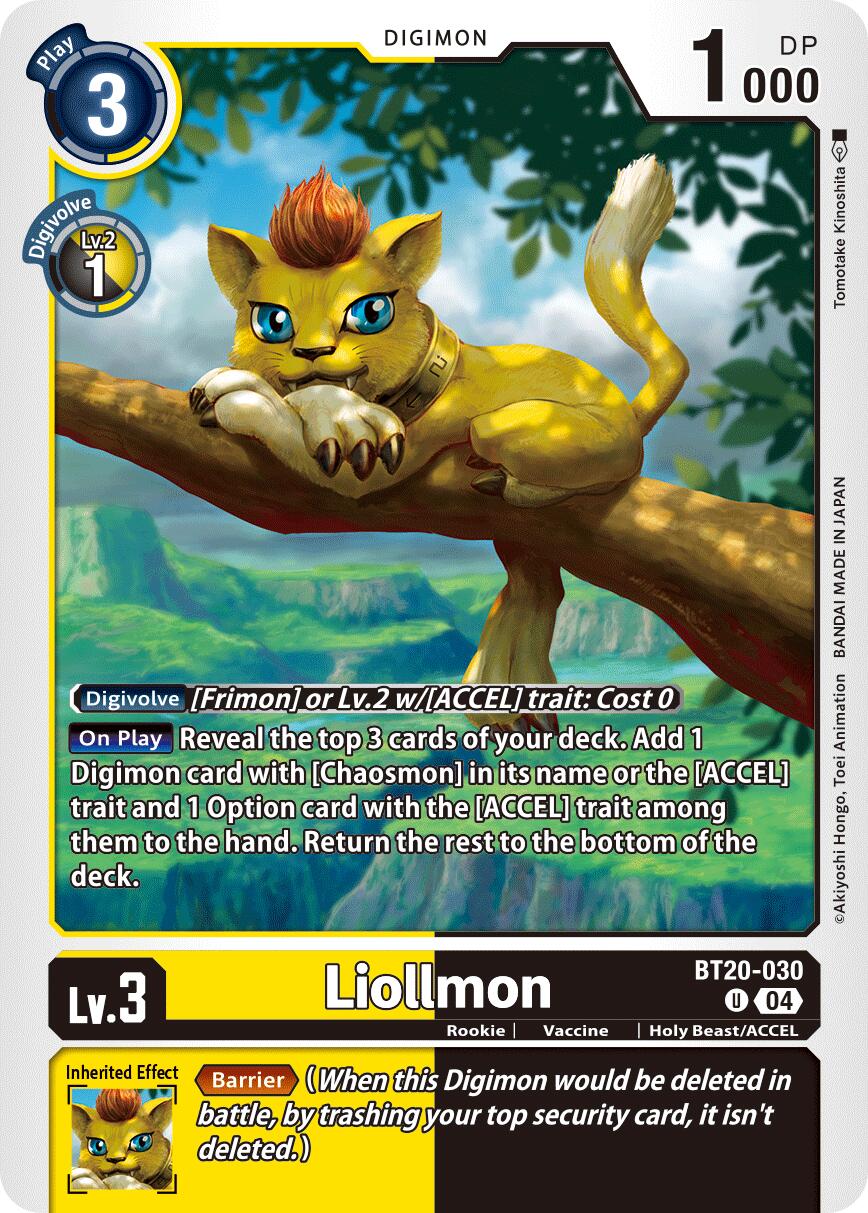 Liollmon [BT20-030] - BT20-030 [Release Special Booster Ver.2.5] | Card Merchant Takapuna