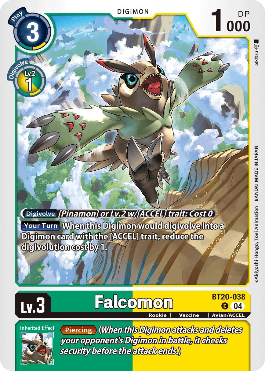 Falcomon [BT20-038] [Release Special Booster Ver.2.5] | Card Merchant Takapuna