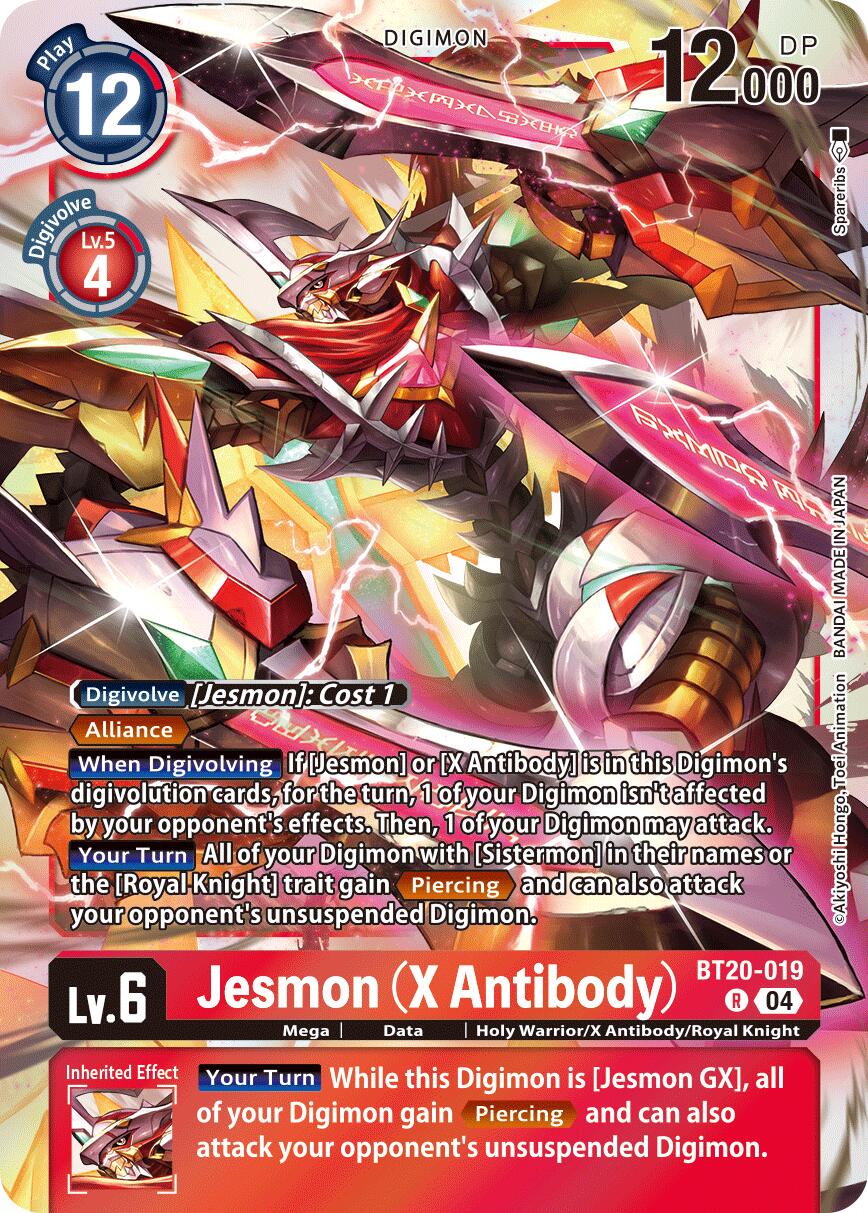 Jesmon [BT20-019] (X Antibody) [Release Special Booster Ver.2.5] | Card Merchant Takapuna