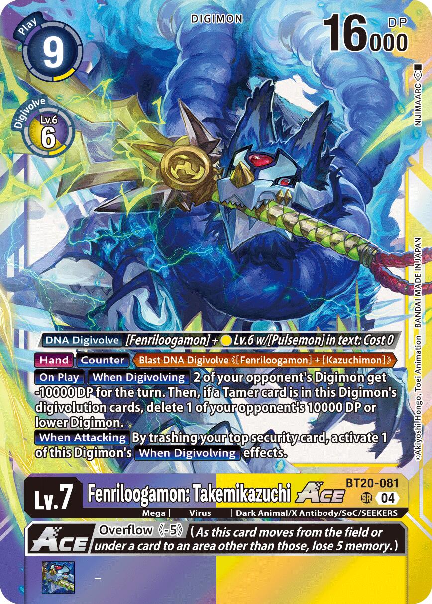 Fenriloogamon: Takemikazuchi ACE [BT20-081] [Release Special Booster Ver.2.5] | Card Merchant Takapuna