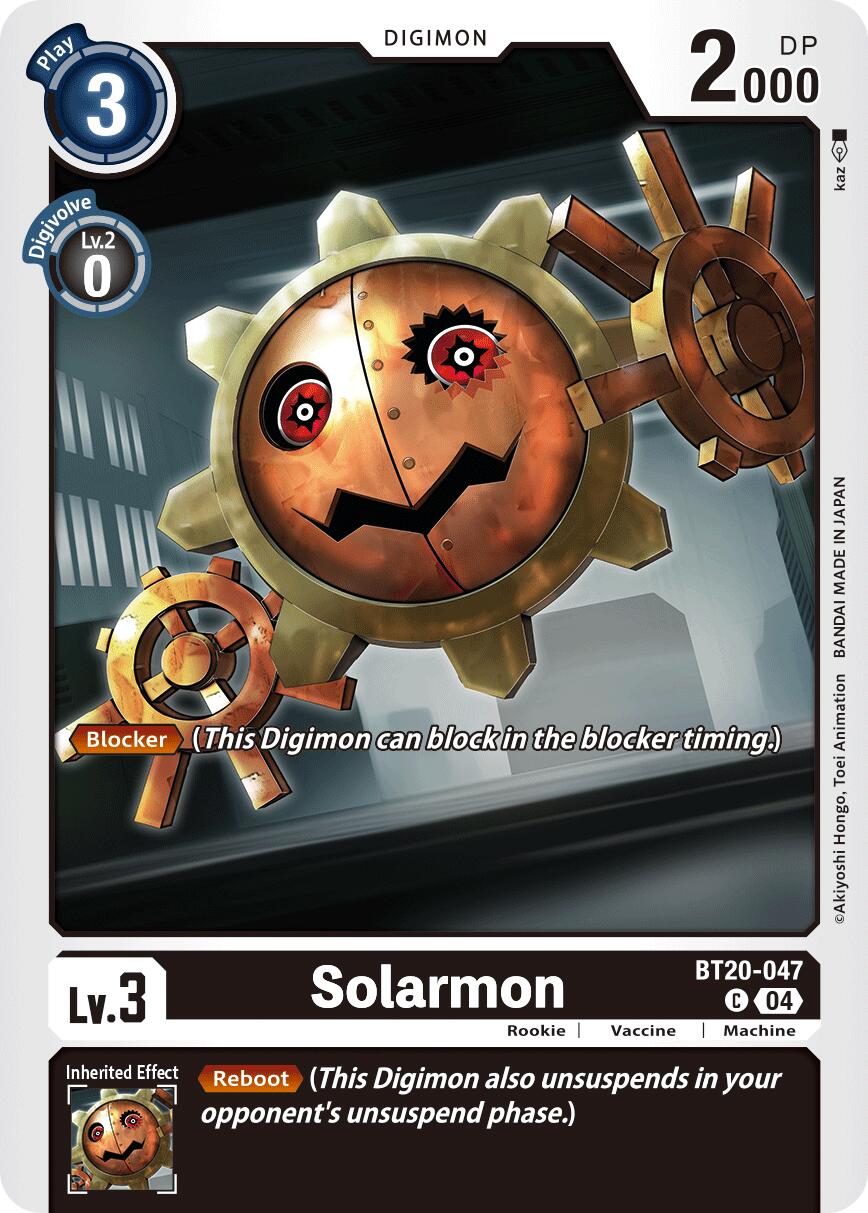 Solarmon [BT20-047] [Release Special Booster Ver.2.5] | Card Merchant Takapuna