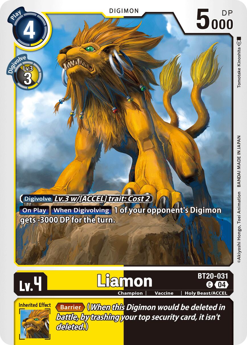 Liamon [BT20-031] [Release Special Booster Ver.2.5] | Card Merchant Takapuna