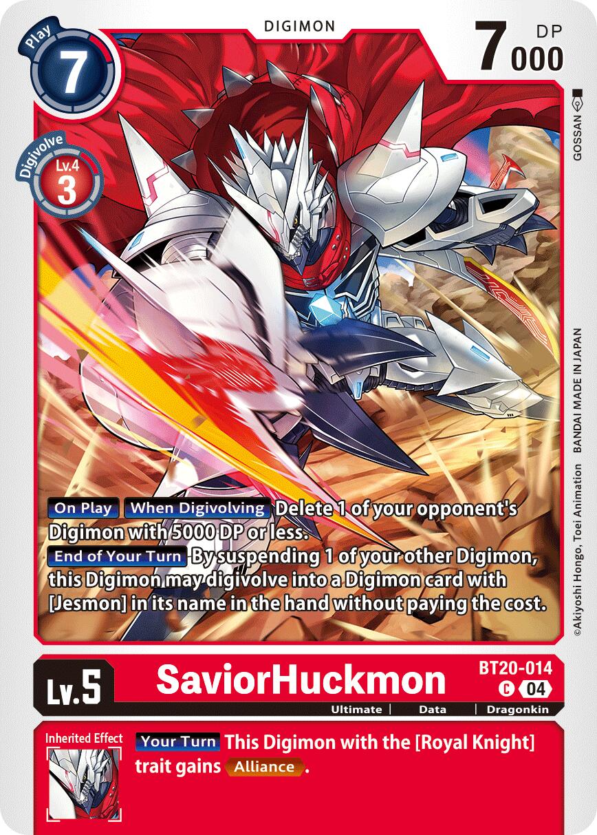 SaviorHuckmon [BT20-014] [Release Special Booster Ver.2.5] | Card Merchant Takapuna