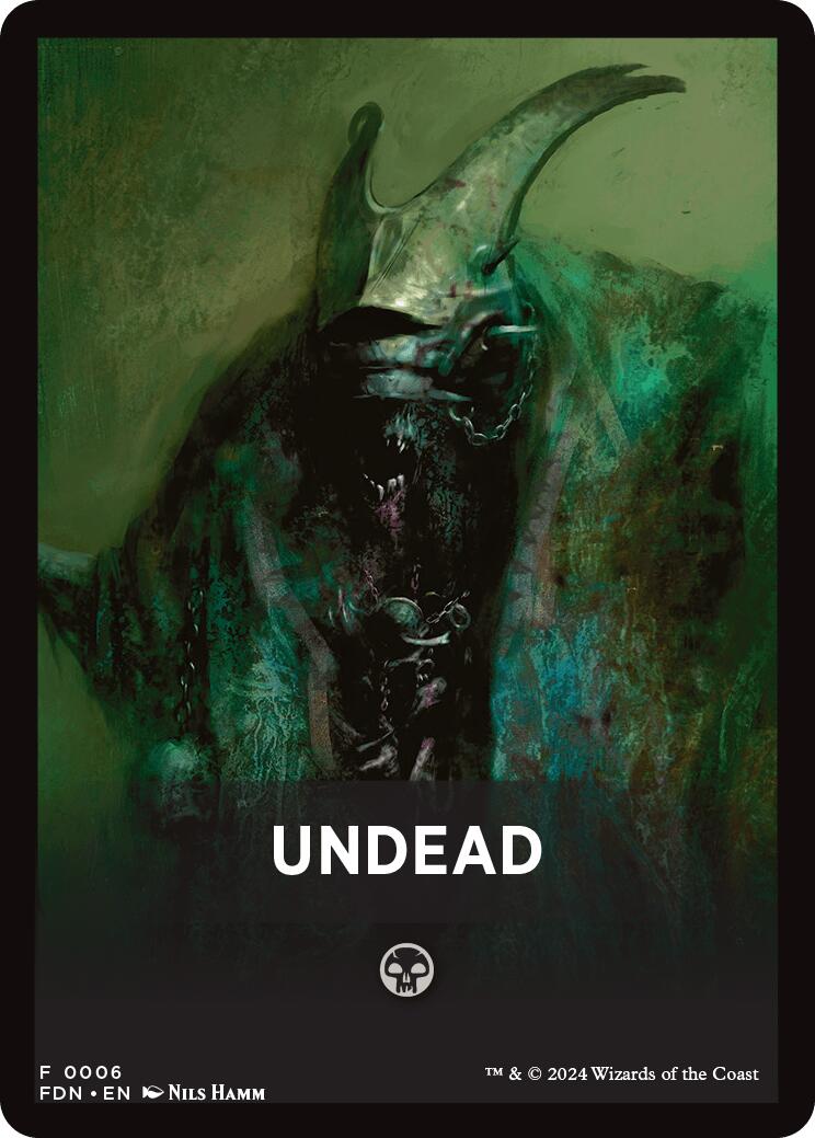 Undead Theme Card [Foundations Tokens] | Card Merchant Takapuna