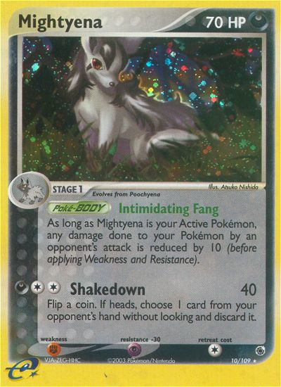 Mightyena (10/109) [EX: Ruby & Sapphire] | Card Merchant Takapuna