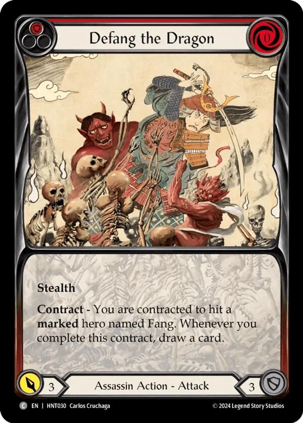 Defang the Dragon [HNT030] (The Hunted)  Rainbow Foil | Card Merchant Takapuna