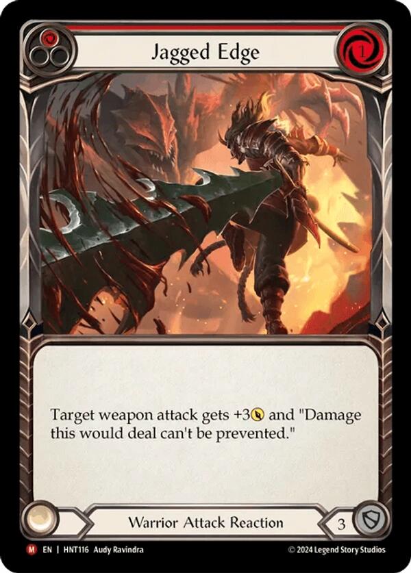 Jagged Edge [HNT116] (The Hunted)  Rainbow Foil | Card Merchant Takapuna
